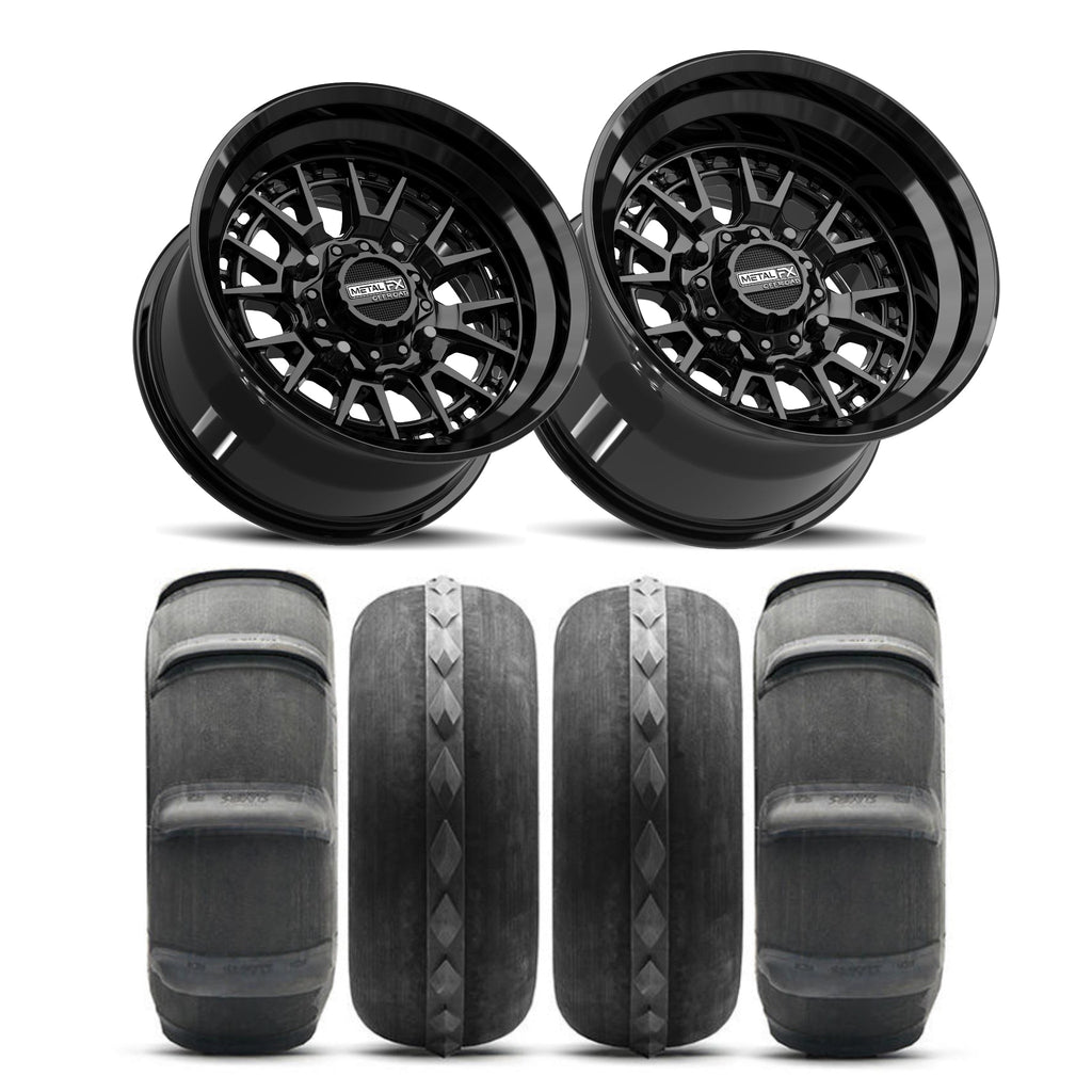 Slayer Non-Beadlock | Gloss Black + Sandcraft DESTROYER Slayer (Set of 4)