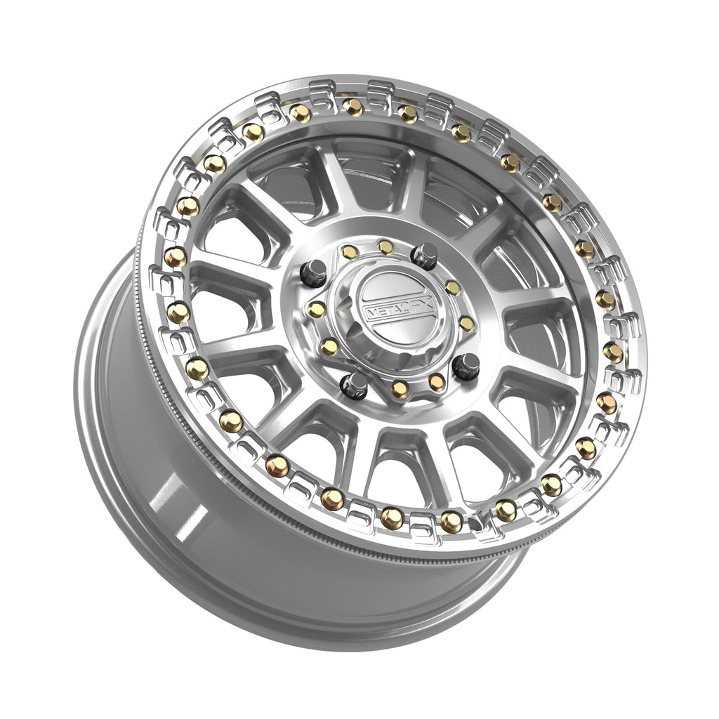 Rampage Beadlock | Gloss Silver Machined