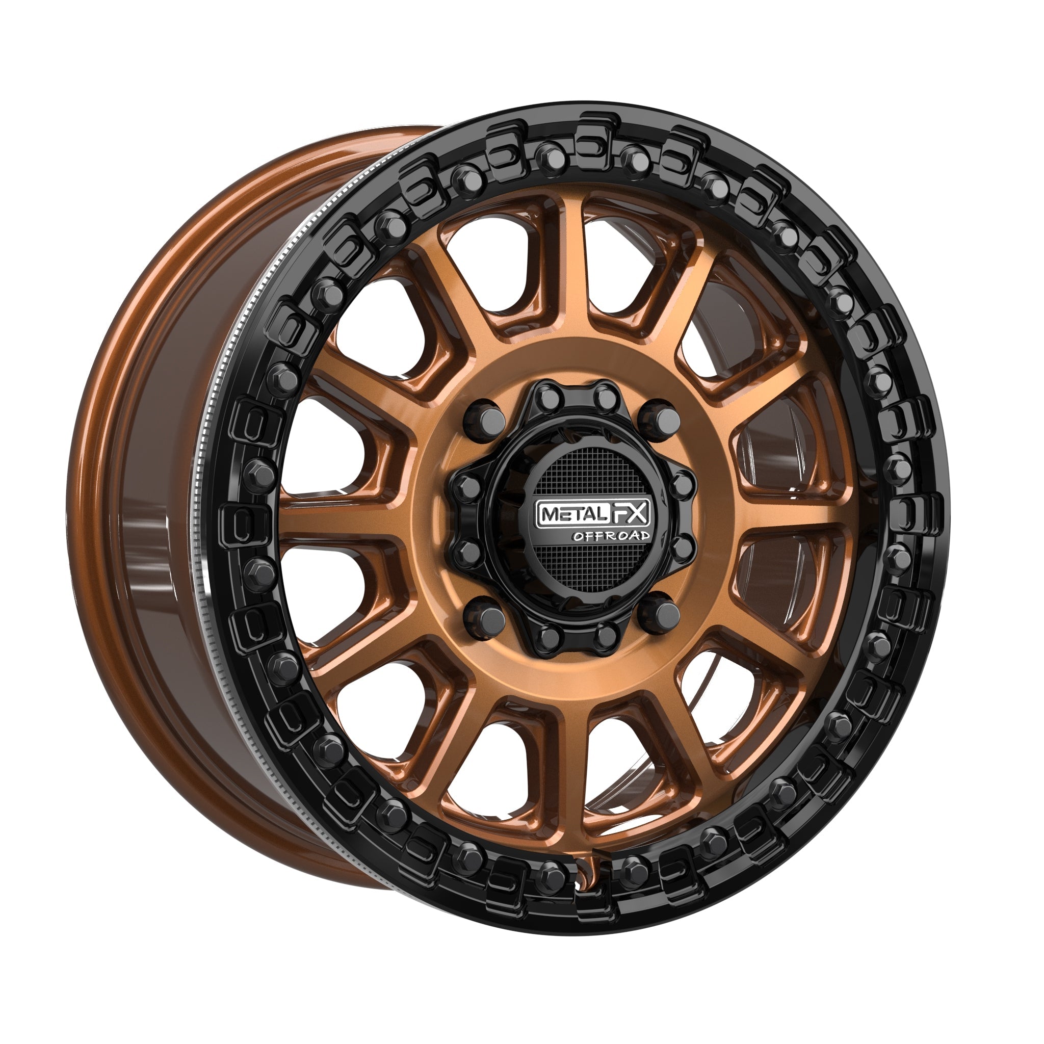 Rampage Beadlock | Smoked Bronze w/ Gloss Black Ring