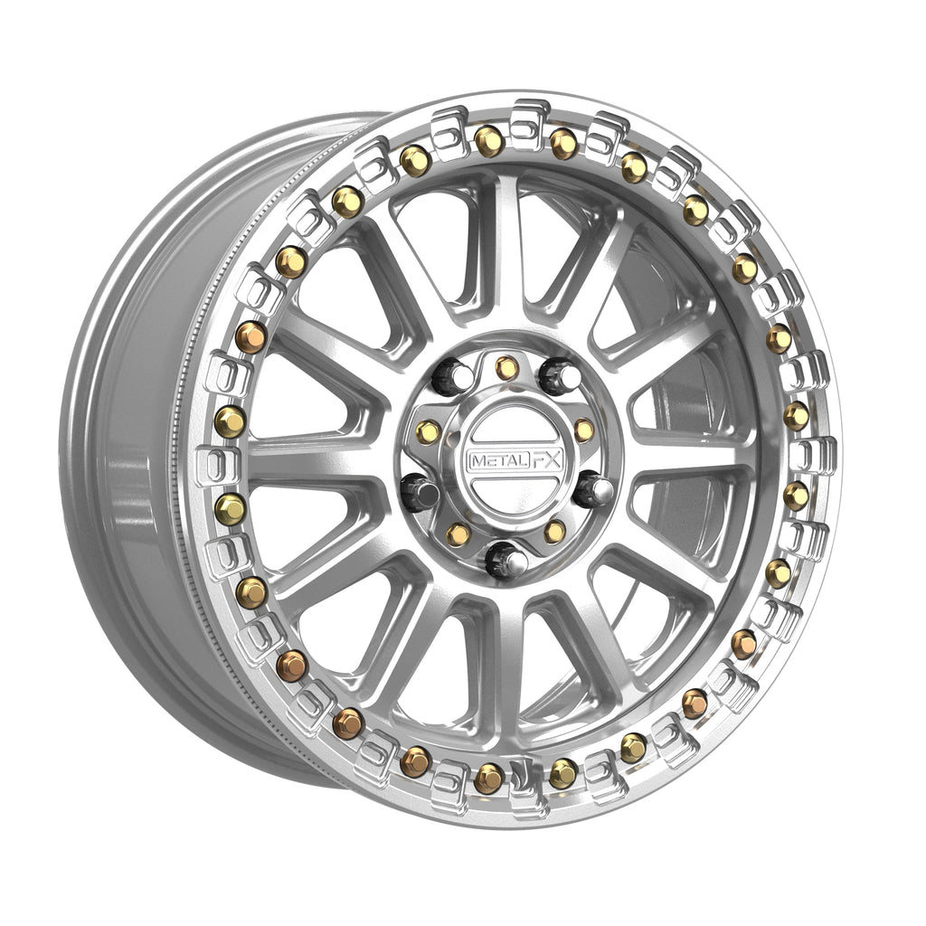 Rampage R Beadlock | Gloss Silver Machined