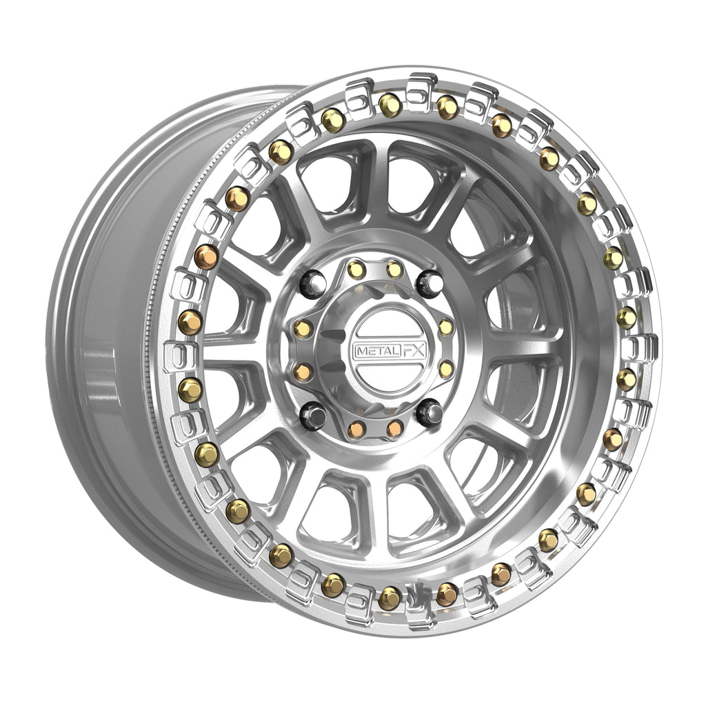 Rampage Beadlock | Gloss Silver Machined
