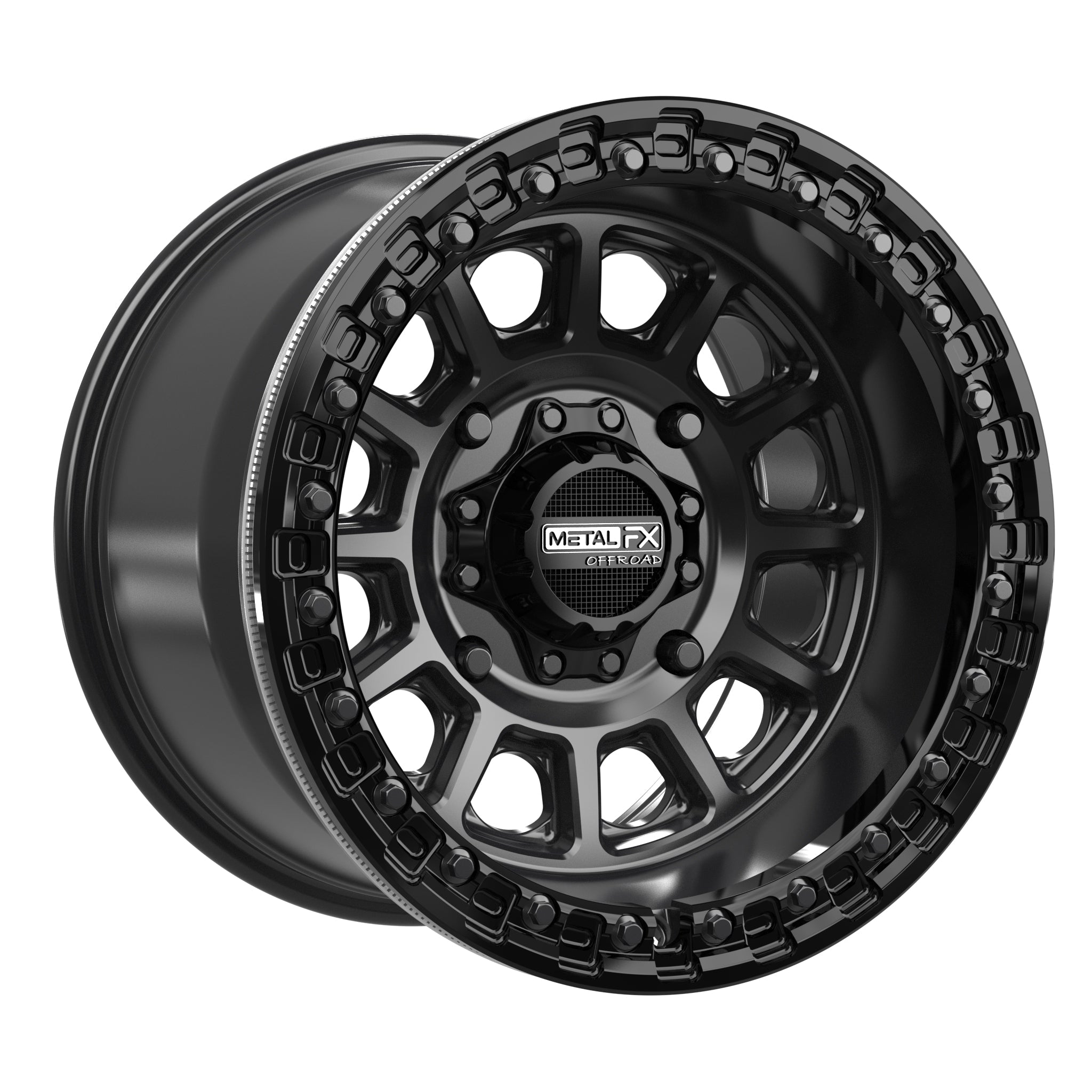 Rampage Beadlock | Satin Black w/ Gloss Black Ring