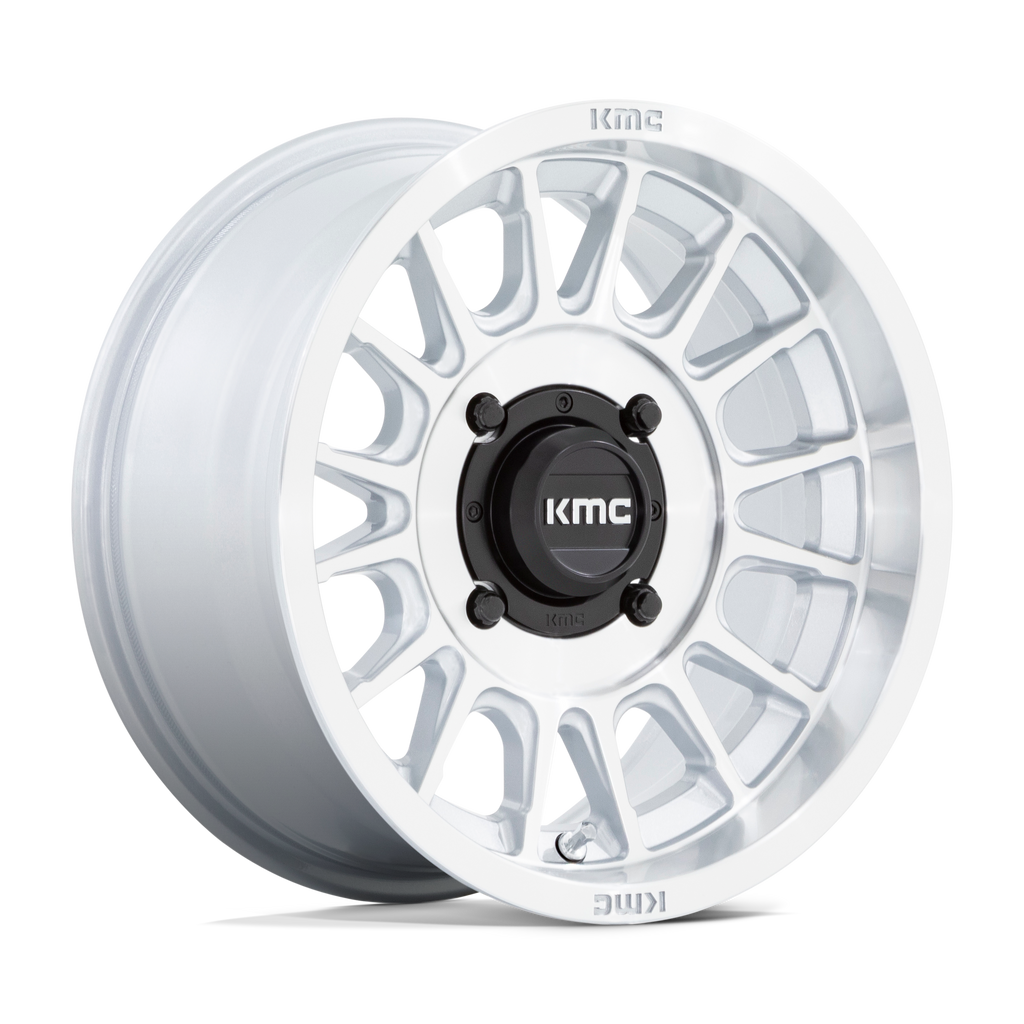 KMC IMPACT UTV Silver / Machine Finish