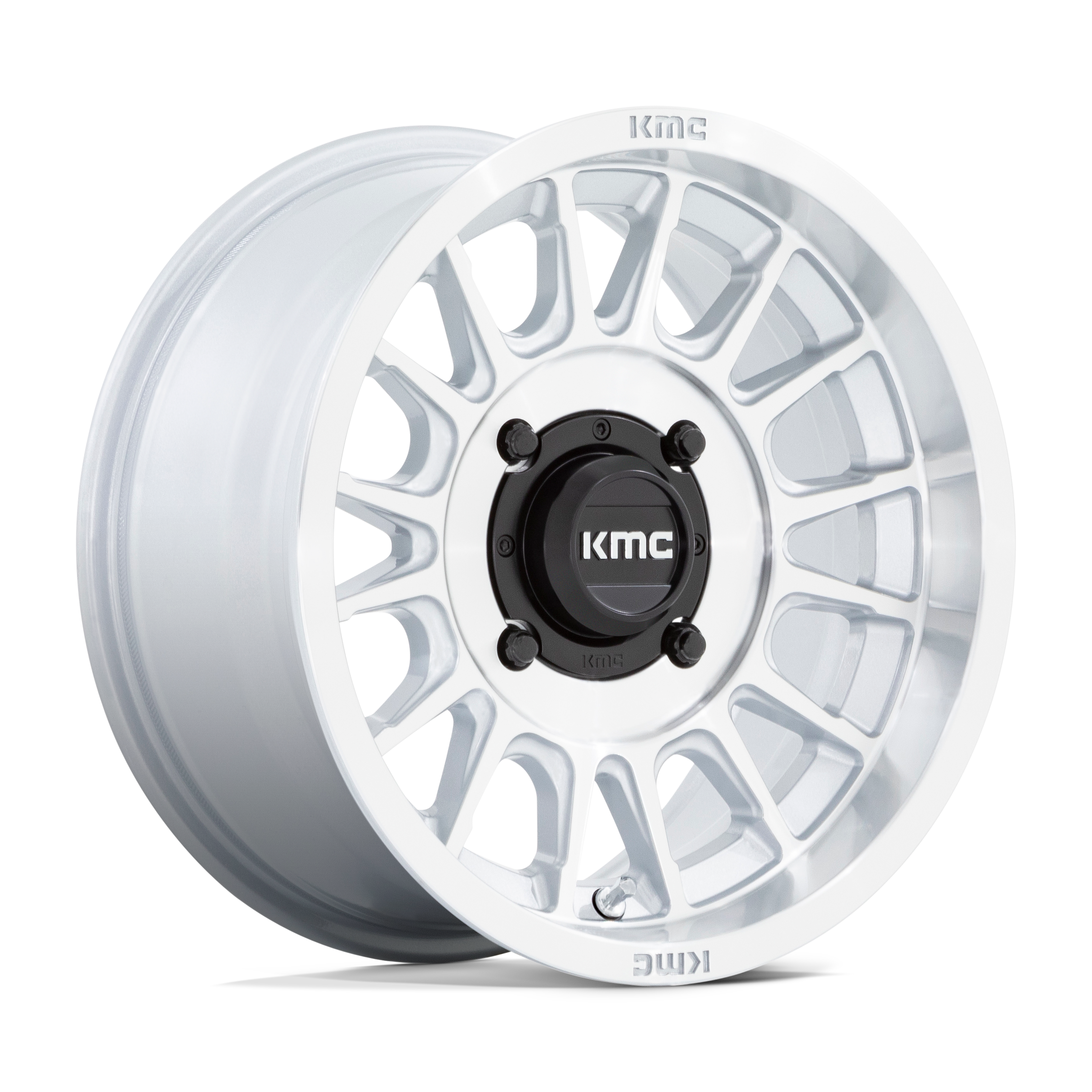 KMC IMPACT UTV Silver / Machine Finish