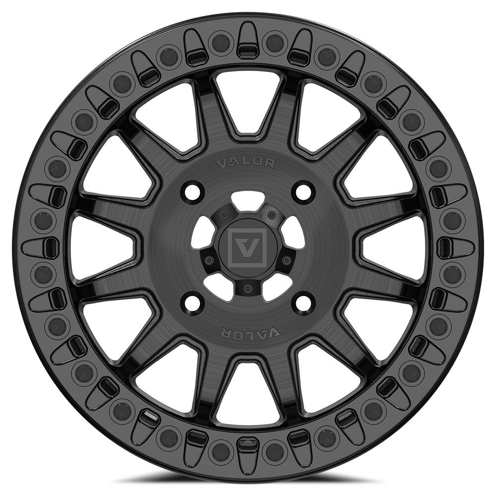 V09 BEADLOCK 15X7 +40 4X137 BRUSHED CHARCOAL