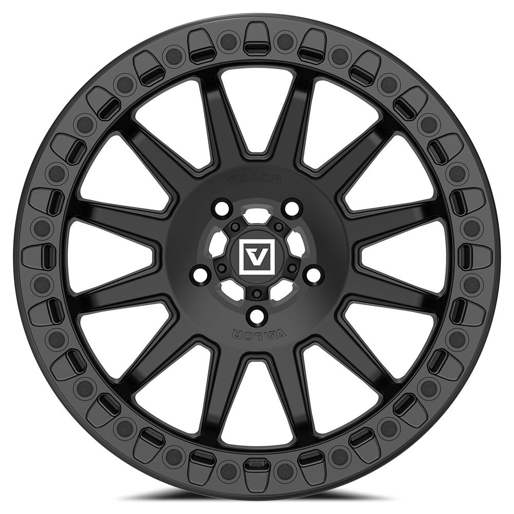 V09 BEADLOCK 17X8 +40 5X114.3 SATIN BLACK