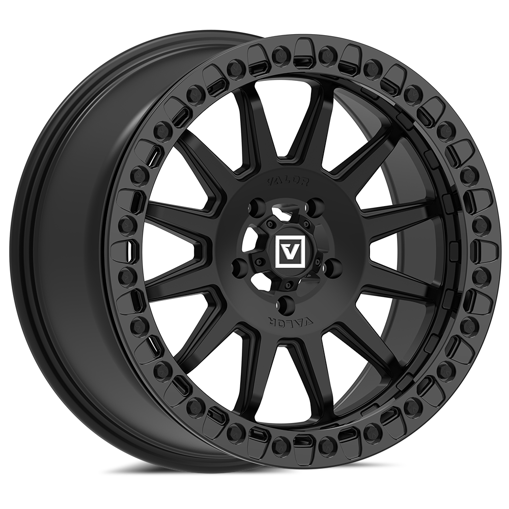 V09 BEADLOCK 17X8 +40 5X114.3 SATIN BLACK