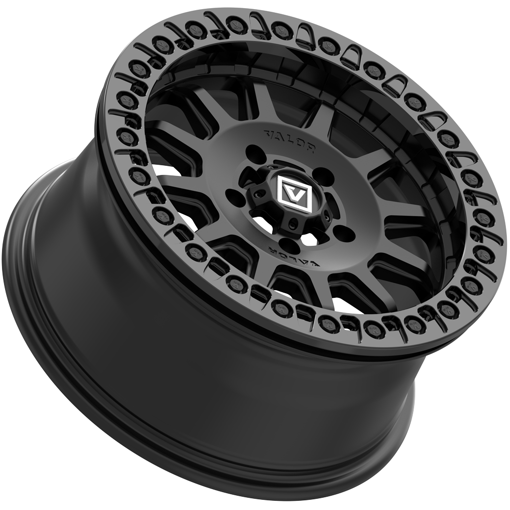 V09 BEADLOCK 15X7 +40 4X137 SATIN BLACK