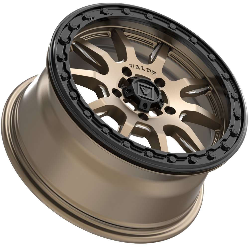 V15 BEADLOCK 15X7 +45MM 5X114.3 SATIN BRONZE MILLED