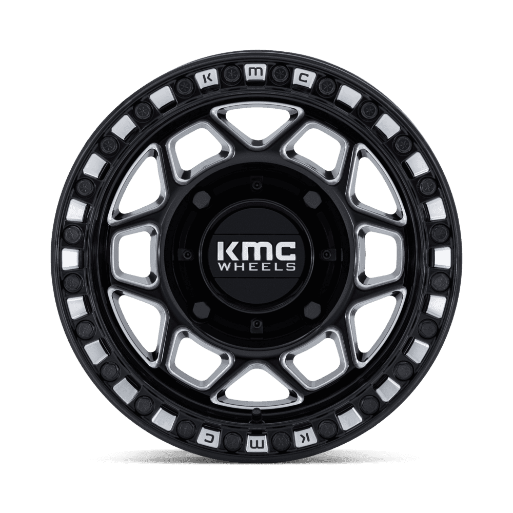 KMC TORX UTV BEADLOCK Gloss Black / Milled (4 LUG)