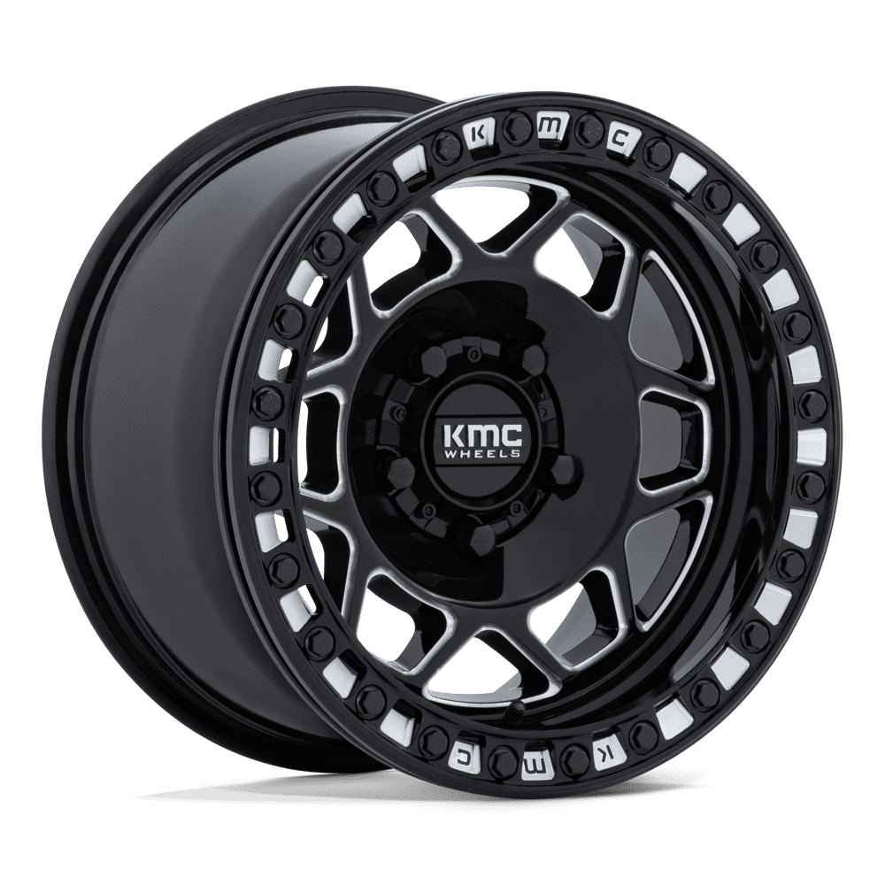 KMC TORX BEADLOCK Gloss Black / Milled