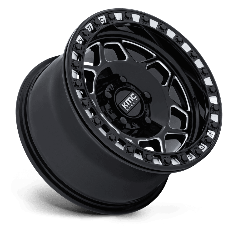 KMC TORX BEADLOCK Gloss Black / Milled
