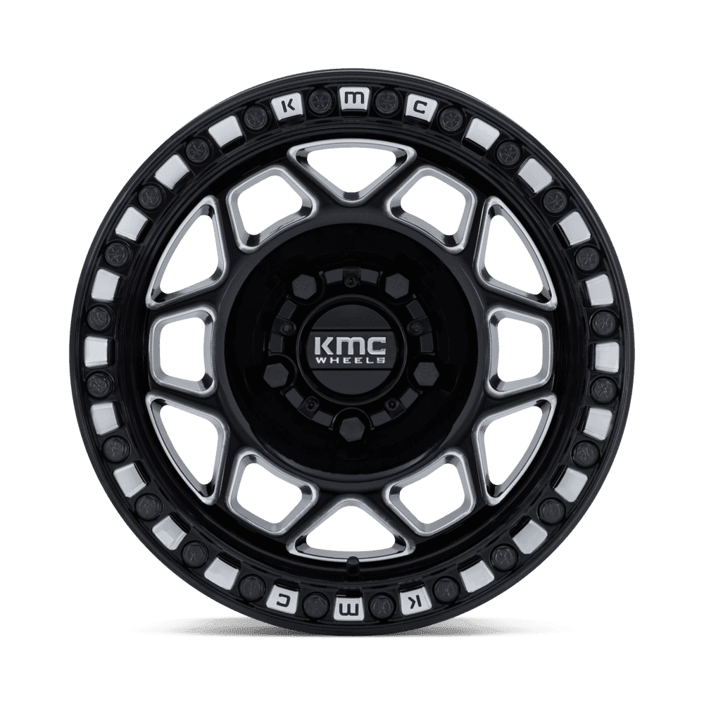 KMC TORX BEADLOCK Gloss Black / Milled