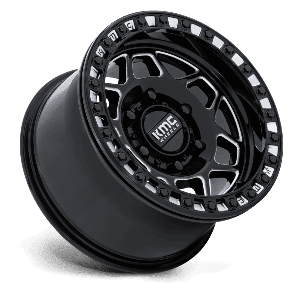 KMC TORX BEADLOCK Gloss Black / Milled