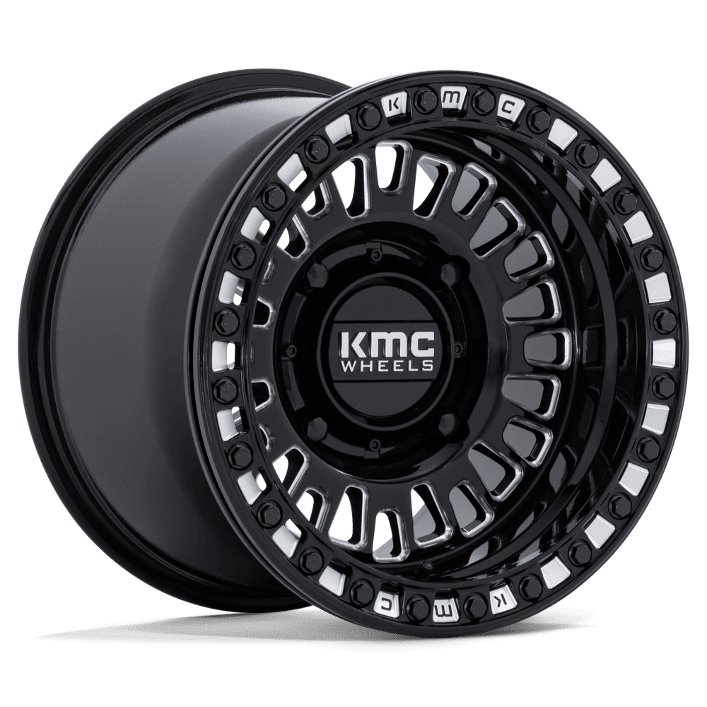 KMC Aztec Gloss Black / Milled