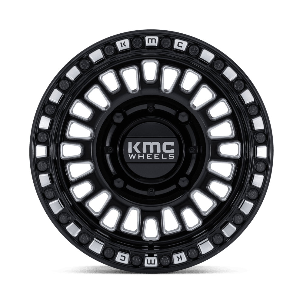 KMC Aztec Gloss Black / Milled