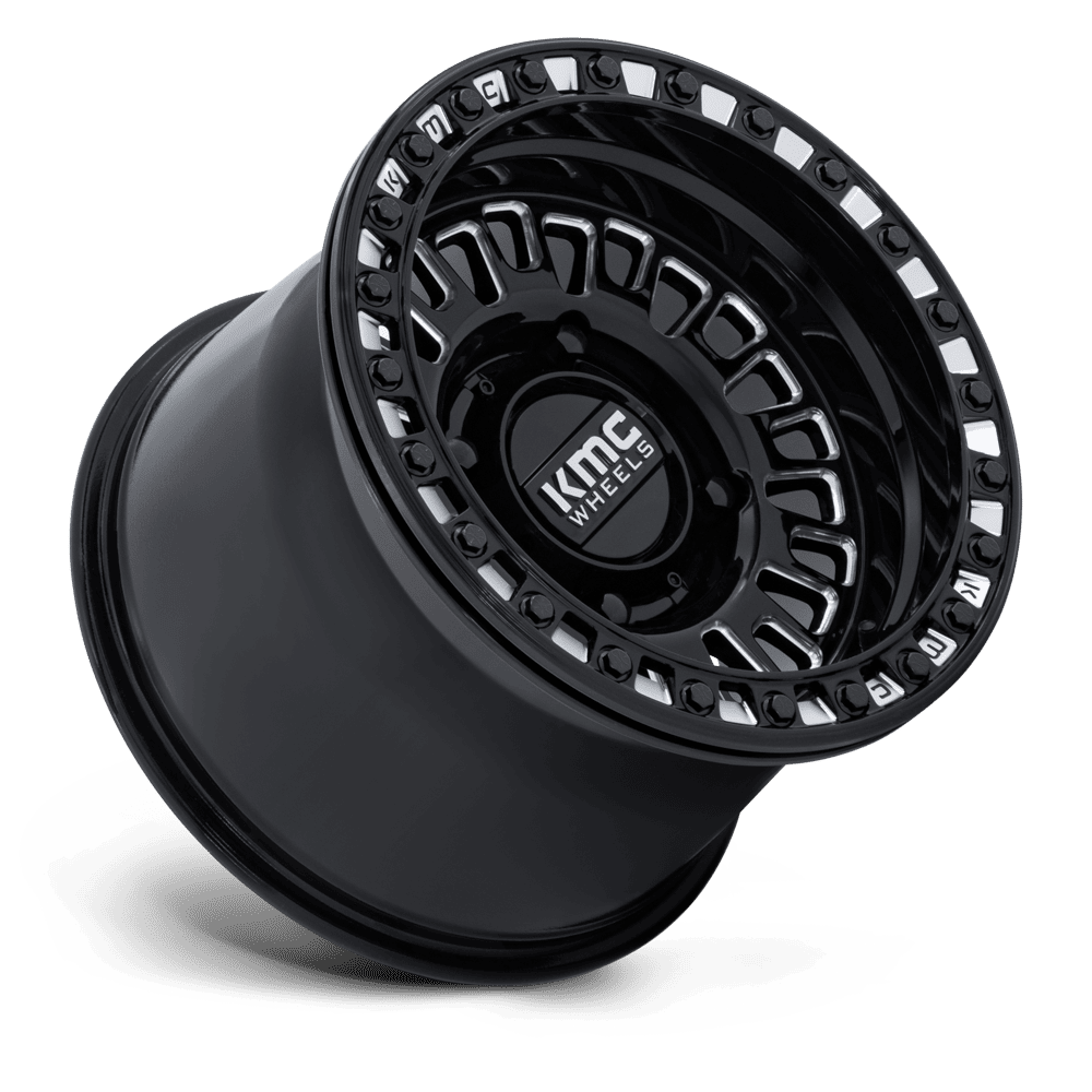 KMC Aztec Gloss Black / Milled